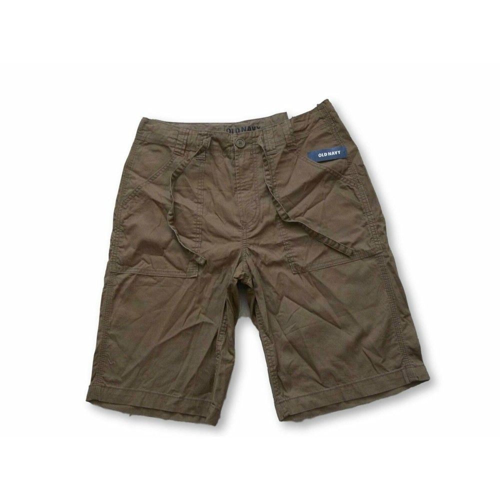 OLD NAVY SHORTS MENS SIZE 29 WITH DRAW STRING LIGHT BROWN COLOR NEW WITH TAGSTyn